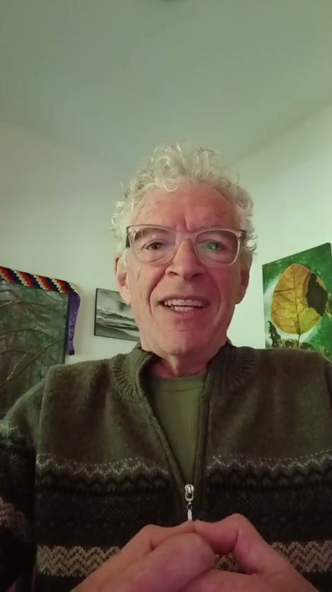 Julio Foster sonríe durante su presentación en video